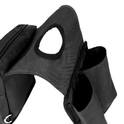 Bolsa de silla western Lakota para pomo Negro