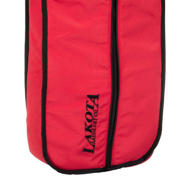 Bolsa western Lakota para brida + cabestro Roja Rojo