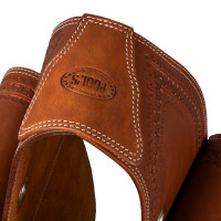 Alforja Pool's Bisaccia Handtooled Aceite oscuro Marrón