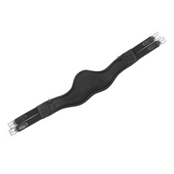 Cinch anatómico Equestro de cuero Negro