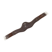 Cinch anatómico Equestro de cuero Negro