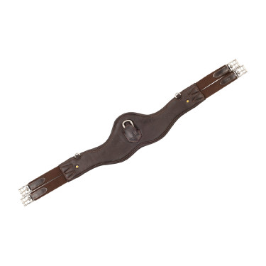 Cinch anatómico Equestro de cuero Marrón oscuro Marr&amp;amp;amp;oacute;n