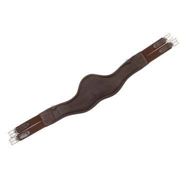 Cinch anatómico Equestro de cuero Marrón oscuro Marr&amp;amp;amp;oacute;n