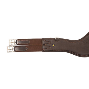 Cinch anatómico Equestro de cuero Marrón oscuro Marr&amp;amp;amp;oacute;n