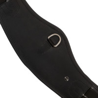 Cinchón de doma anatómico Equestro con placa con logotipo Negro Cinchón de doma anatómico Equestro con placa con logotipo Negro