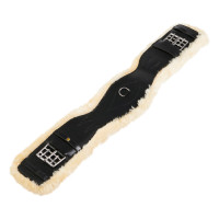 Cincha de doma de cuero Equestro Negro