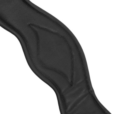 Cincha de doma Equestro de cuero suave Negro