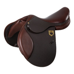 Silla de salto Equestro Evolution Pro Marrón oscuro Marr&amp;amp;amp;oacute;n