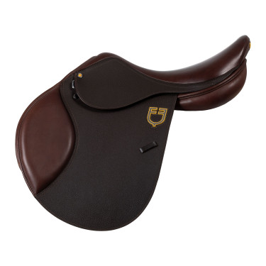 Silla de salto Equestro Evolution Pro Marrón oscuro Marr&amp;amp;amp;oacute;n