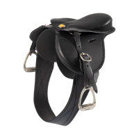 Silla de salto Equestro para caballo de juguete Negro