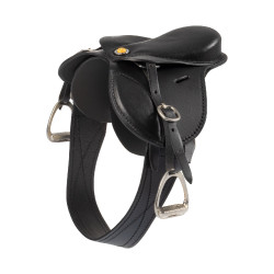Silla de salto Equestro para caballo de juguete Negro