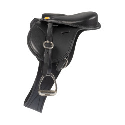 Silla de salto Equestro para caballo de juguete Negro