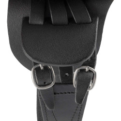 Silla de salto Equestro para caballo de juguete Negro