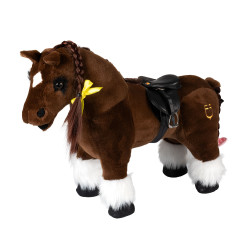 Silla de salto Equestro para caballo de juguete Negro