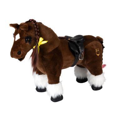 Silla de salto Equestro para caballo de juguete Negro