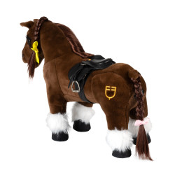 Silla de salto Equestro para caballo de juguete Negro