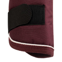 Juego de protectores de transporte y protector de cola Equestro con parche de caucho Burdeos Juego de protectores de transporte y protector de cola Equestro con parche de caucho Burdeos