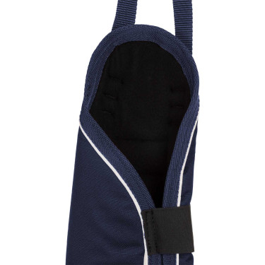 Juego de protectores de transporte y protector de cola Equestro con parche de caucho Marino Azul marino