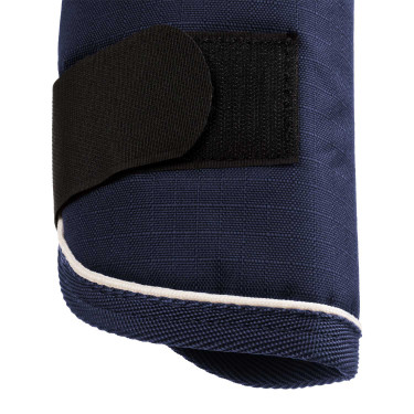 Juego de protectores de transporte y protector de cola Equestro con parche de caucho Marino Azul marino