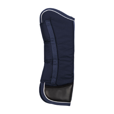 Juego de protectores de transporte y protector de cola Equestro con parche de caucho Marino Azul marino
