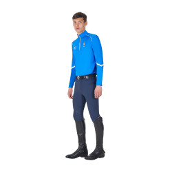 Camiseta interior de entrenamiento para hombre Equestro x FISE Azul de Savoie