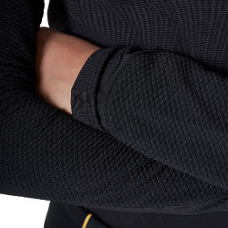 Camiseta interior unisex infantil Equestro en tejido técnico Negro / negro