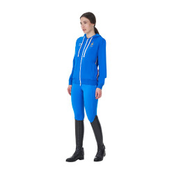 Sudadera con capucha para mujer Equestro x FISE Azul de Savoie