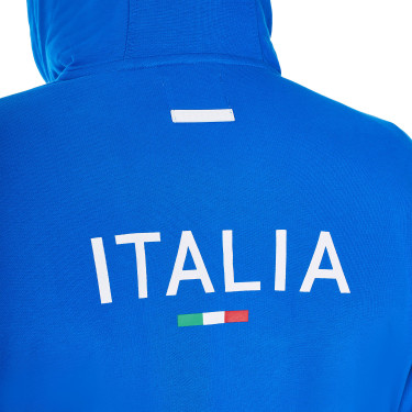 Sudadera con capucha para hombre Equestro x FISE Azul de Savoie