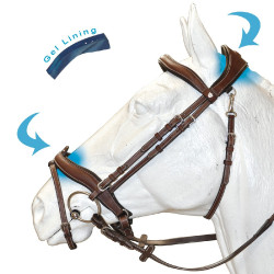 Cabezada  Flags & Cup Comfort Castaño