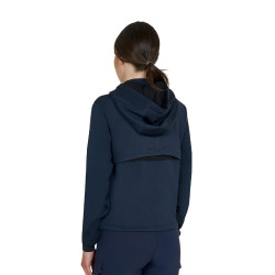 Sudadera de mujer Equestro con cortes Americana marina Azul marino