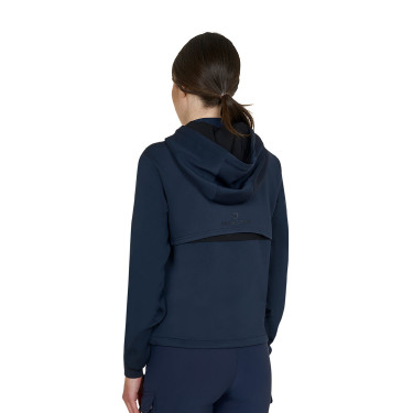 Sudadera de mujer Equestro con cortes Americana marina Azul marino