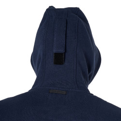 Sudadera de hombre Equestro EQ con cremallera frontal Americana marina Azul marino