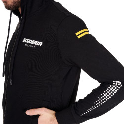 Sudadera con capucha para hombre Equestro Scuderia Negro