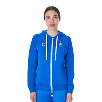 Sudadera polar para mujer Equestro x FISE Azul de Savoie Sudadera polar para mujer Equestro x FISE Azul de Savoie