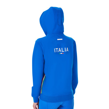 Sudadera polar para mujer Equestro x FISE Azul de Savoie