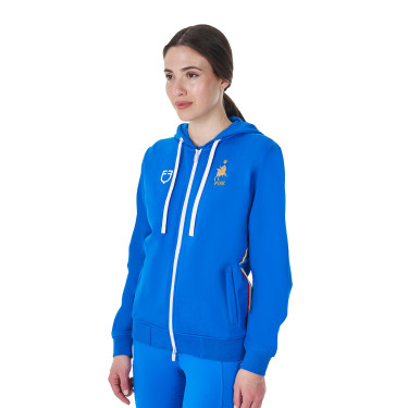 Sudadera polar para mujer Equestro x FISE Azul de Savoie