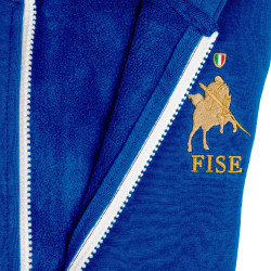 Sudadera polar para mujer Equestro x FISE Azul de Savoie