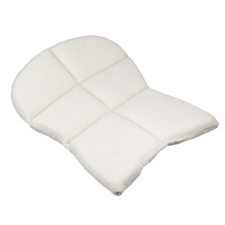 Manta de espalda sintética Burioni Blanco