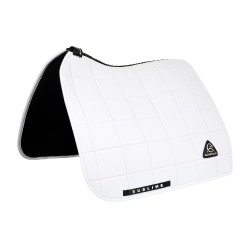 Manta de doma Acavallo Sublime de tejido técnico a cuadros Blanco