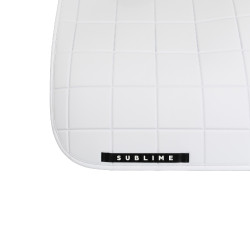 Manta de doma Acavallo Sublime de tejido técnico a cuadros Blanco