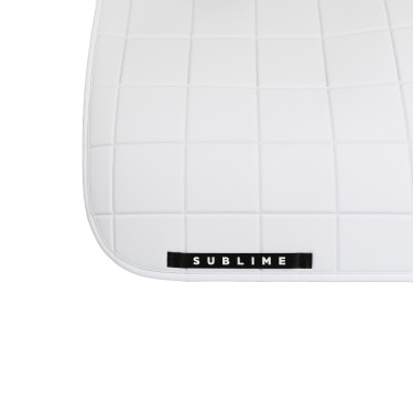 Manta de doma Acavallo Sublime de tejido técnico a cuadros Blanco