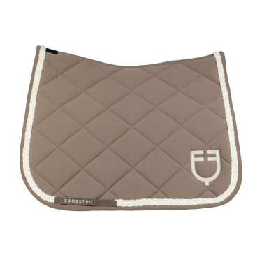 Manta de doma Equestro con cordón trenzado Nogal / blanco antiguo Marr&amp;amp;amp;oacute;n