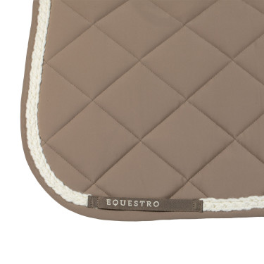 Manta de doma Equestro con cordón trenzado Nogal / blanco antiguo Marr&amp;amp;amp;oacute;n