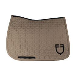 Manta de doma Equestro acolchada en cubos Nuez Marrón