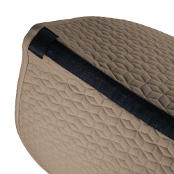 Manta de doma Equestro acolchada en cubos Nuez Marrón