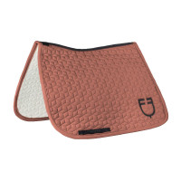 Manta de doma Equestro acolchada en cubos Secuoya Rojo
