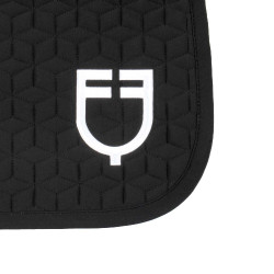 Manta de doma Equestro acolchada en cubos Negro Manta de doma Equestro acolchada en cubos Negro