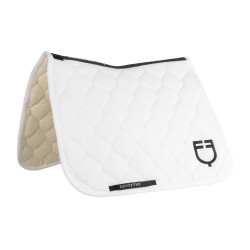 Manta de doma Equestro acolchada tipo cebolla Blanco