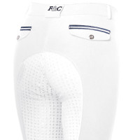 Pantalón Flags & Cup Cayenne con grip de silíona Blanco / marino Pantalón Flags & Cup Cayenne con grip de silíona Blanco / marino