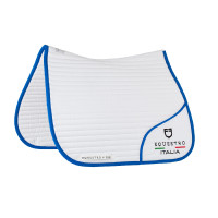 Manta de doma Equestro x FISE con logo bordado Blanco / azul de Saboya